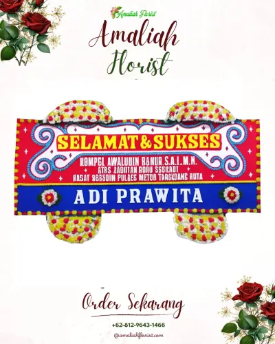 Karangan Bunga Ucapan Selamat cinunuk